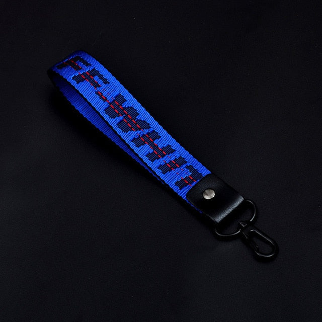 Off White Keychain Braided Ribbon Keychains For Women Men Phone Case L Waiting Trip